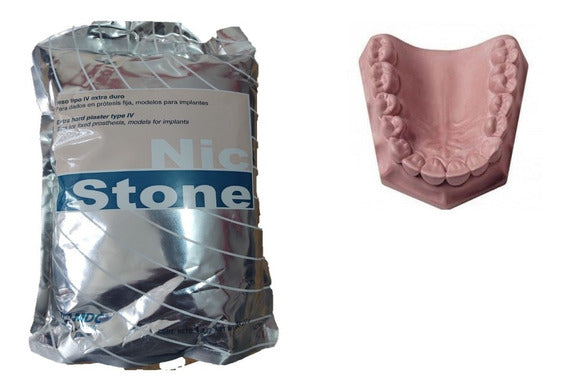 Yeso Rosado Tipo IV 1KG NIC STONE