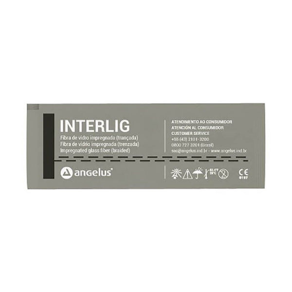 Fibra de Vidrio Trenzada, Impregnada en resina compuesta Fotopolimerizable INTERLIG (1 UND)