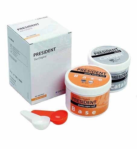 Silicona Para Impresión Pesada PRESIDENT PUTTY SOFT 600ML COLTENE