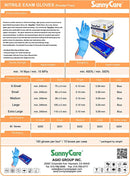 Guantes de Nitrilo Azul Talla (S) SUNNYCARE