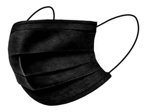 Tapa Bocas Negro con Liga (Caja de 50)