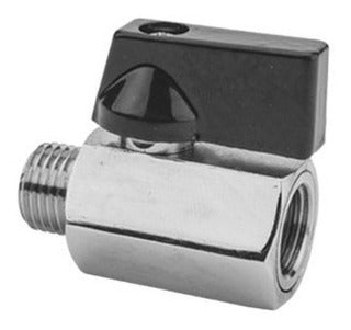 Llave de Paso NPT Hembra 1/2 x macho rosca de cierre
