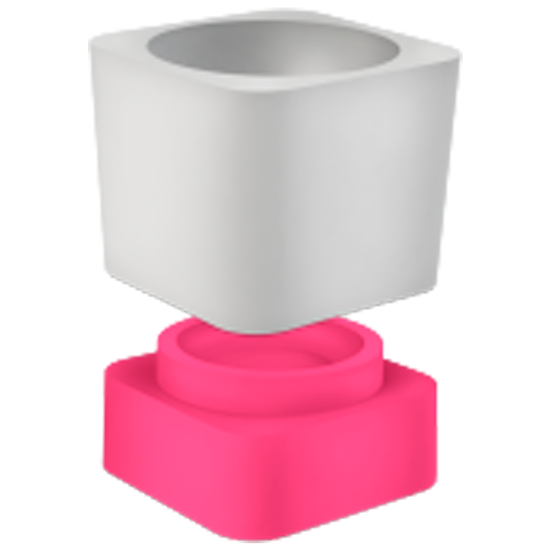 Vaso Dappen Duo Plastico INDUSBELLO